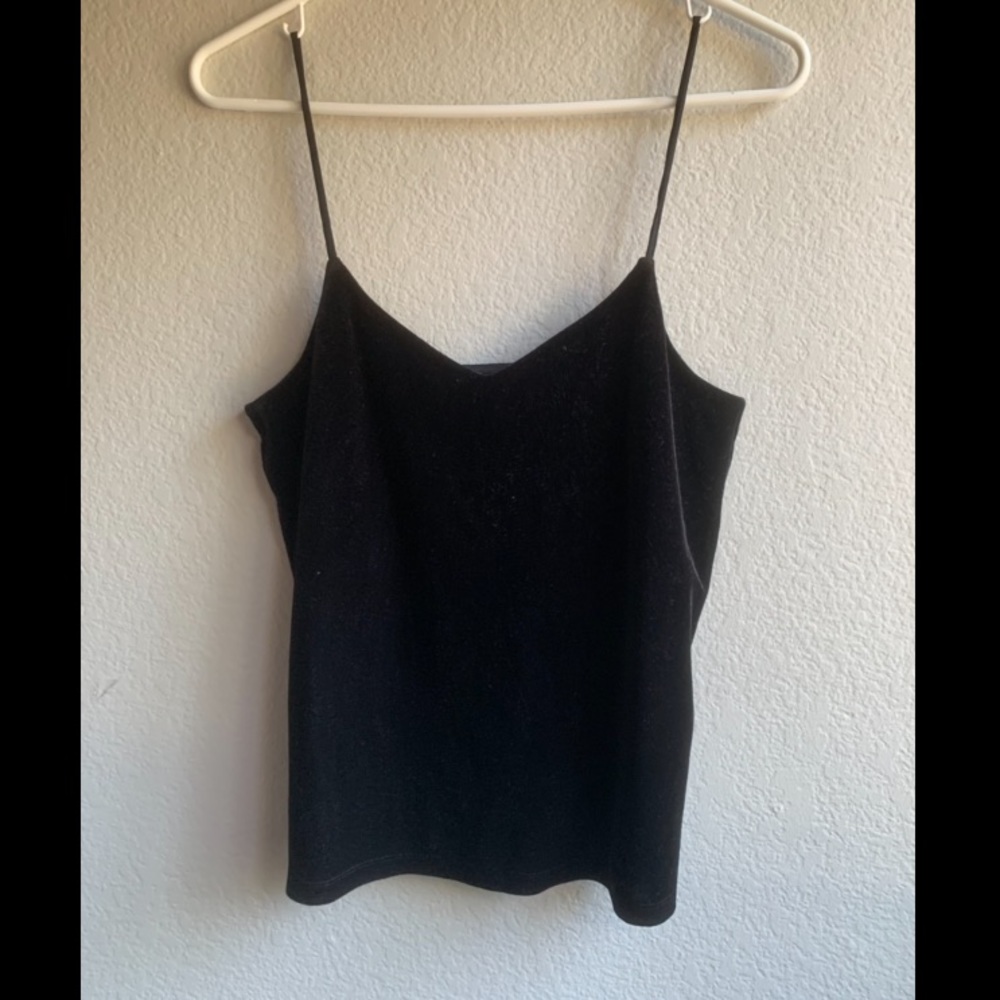 Black spaghetti strap shirt